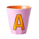 Großer Becher - Buchstabe A Soft Pink