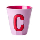 Großer Becher - Buchstabe C Soft Pink