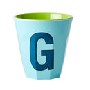 Großer Becher - Buchstabe G Soft Blue