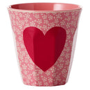 Großer Becher mit Motiv - Heart Becher Rice