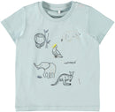 Name it T-Shirt Febos Sterling Blue