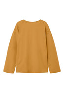 Name it Langarmshirt mit Brusttasche Volt Amber Gold
