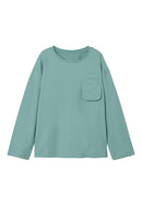 Name it Langarmshirt mit Brusttasche Volt Blue Surf