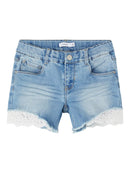 Name it Shorts Salli Medium Blue Denim