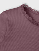 Name it Langarmshirt mit Spitze Kab Nocturne