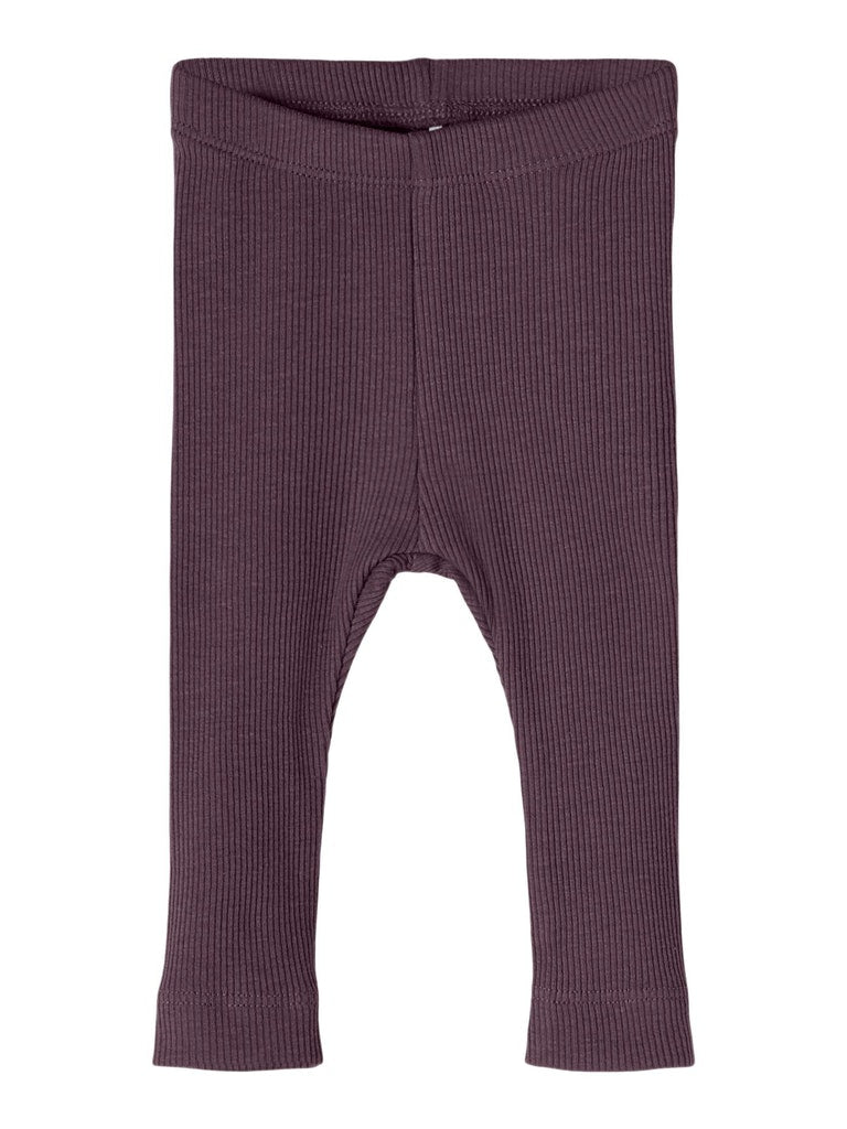 Name it Leggings Kab gerippt Fig