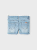 Name it Salli Slim Shorts Light Blue Denim