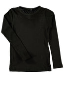 Name it Langarmshirt Vitte Black