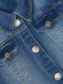 Name it Jeansjacke Star Rika Medium Blue Denim Jeansjacke Name it