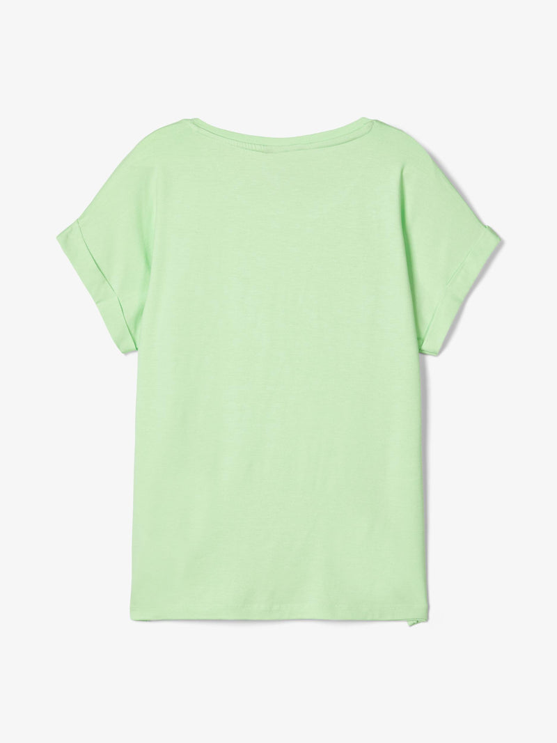 Name it T-Shirt Daisy paradise green