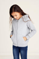 Name it Kapuzensweatjacke Lena Grey Melange