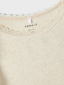 Name it Langarmshirt mit Spitze Kab Peyote Melange