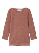 Name it Langarmshirt Wang Wolle Cognac