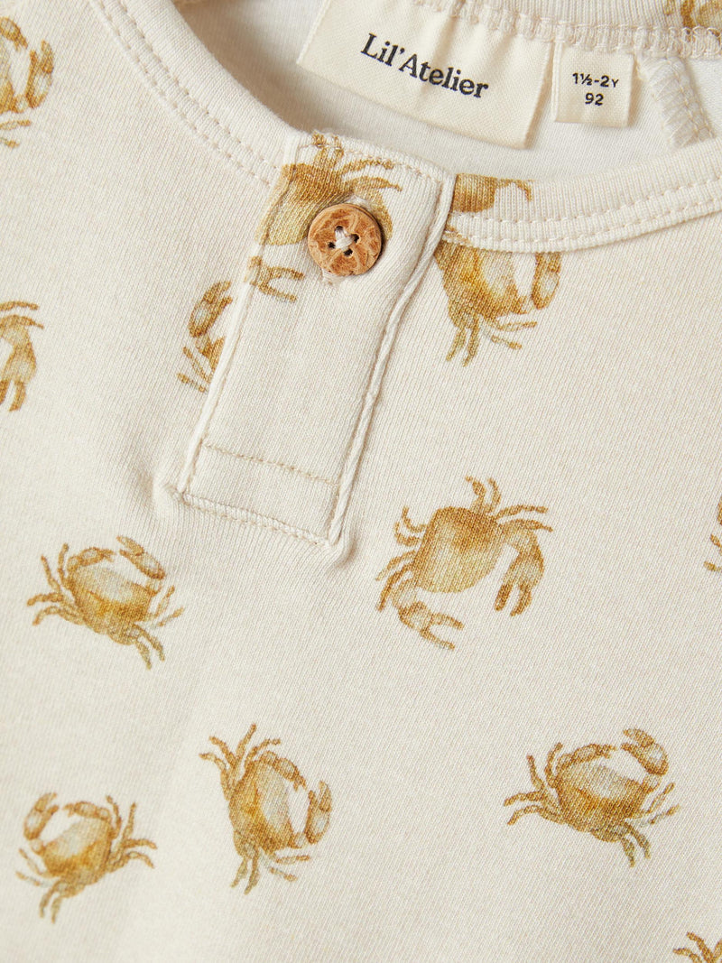 Lil' Atelier T-Shirt Geo Turtledove Crabs