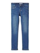 Name it Jeans Slim Salli Fleece gefüttert Dark Blue Denim