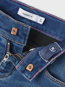 Name it Jeans Slim Salli Fleece gefüttert Dark Blue Denim