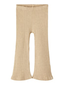 Lil´Atelier Bootcut Leggings Warm Sand Melange