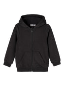 Name it Kapuzensweatjacke Leno Black