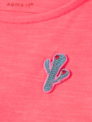 Name it T-Shirt Denan Neon Coral