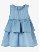 Name it Kleid Bacherry light blue denim