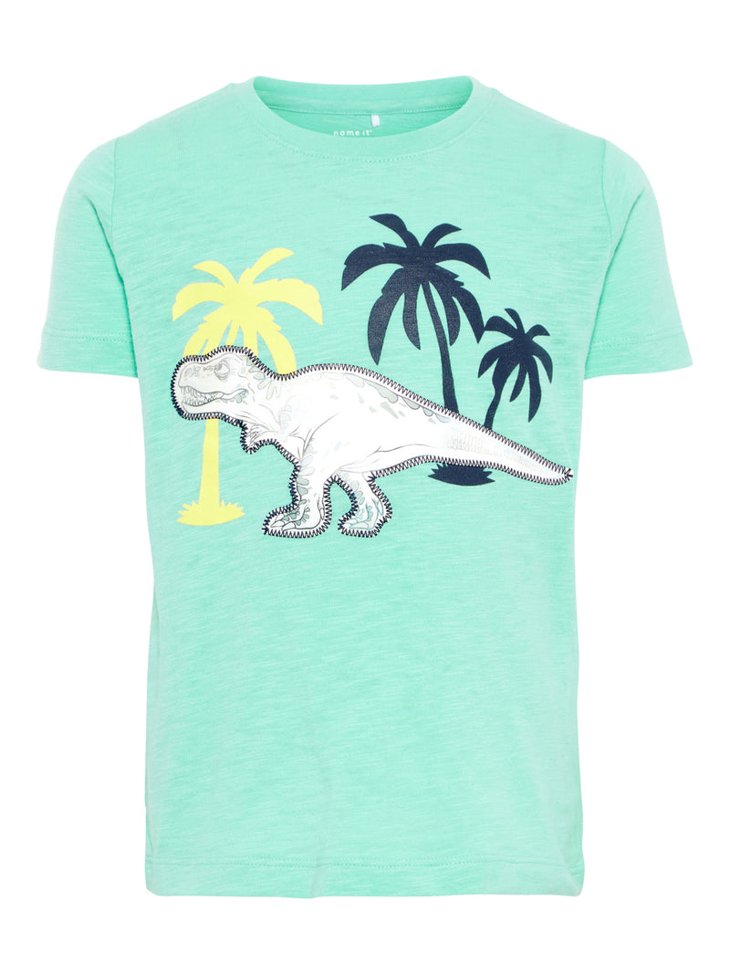 Name it T-Shirt Eloi Dino ocean wave