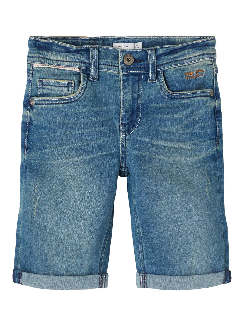 Name it Jeans Shorts Theo Medium Blue Denim