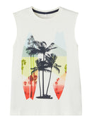 Name it ärmeloses Shirt Zob White Alyssum