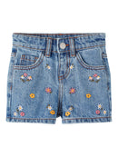 Name Jeansshorts Bella Medium Blue Denim