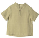 Feldmann Shirt Jabby Muslin Play of Colours in Sage Green