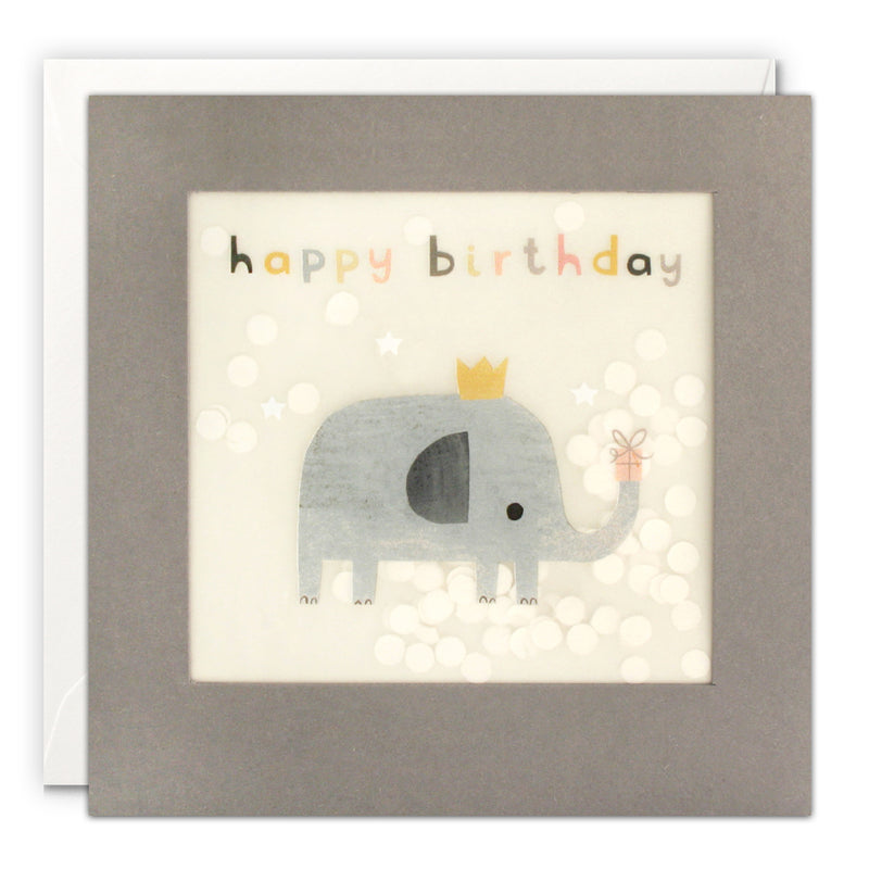 Shakies Karte „Happy Birthday“ Elefant