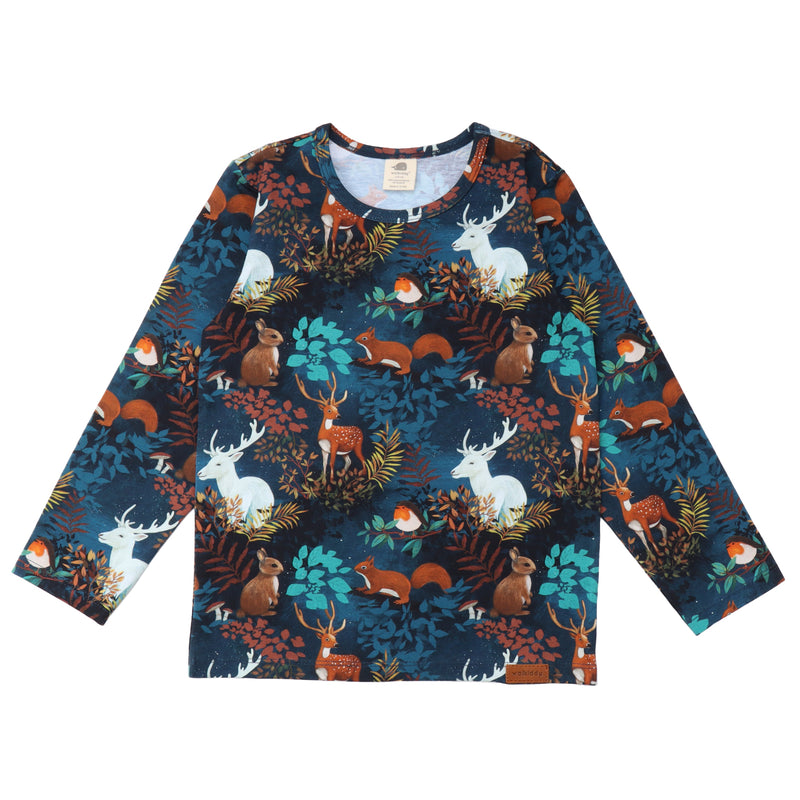 Walkiddy Langarmshirt Humpback Secret Forest