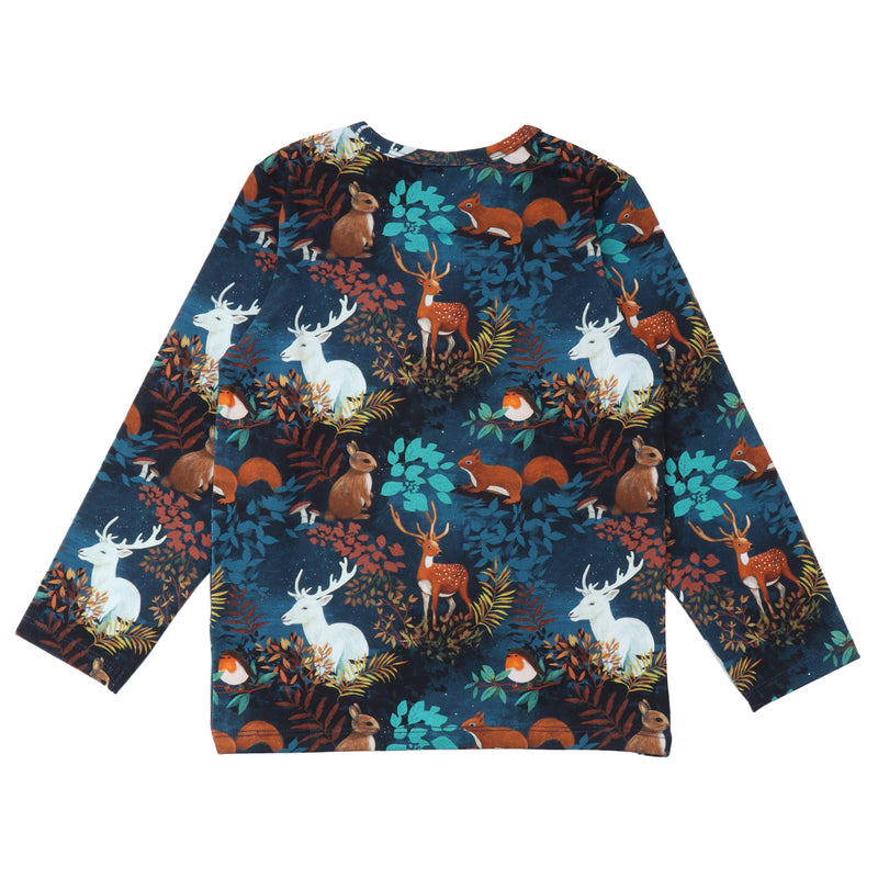 Walkiddy Langarmshirt Humpback Secret Forest