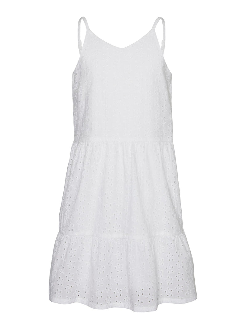 Vero Moda Kleid Caitlyn Bright White