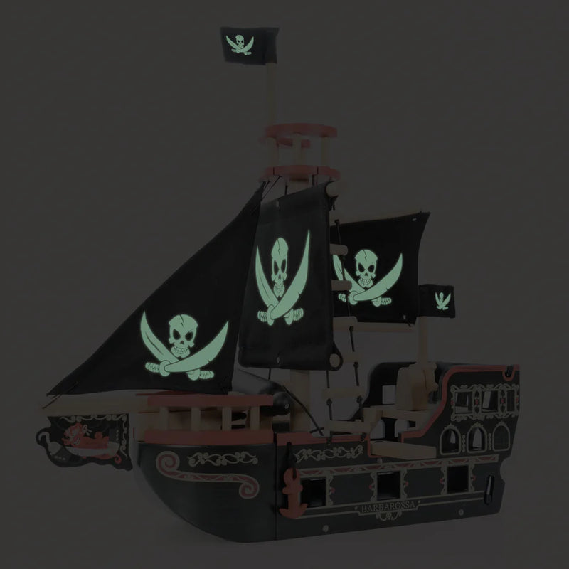 Piratenschiff Barbarossa aus Holz