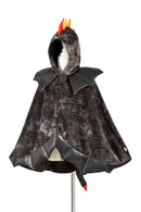 Cape Drache schwarz, 4-7J Kostüme Souza