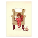 Postkarte „Hot chocolate“