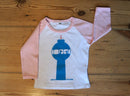Langarmshirt Fernsehturm Rosa