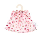 Puppenkleid Miniland 21cm Rosettes pink