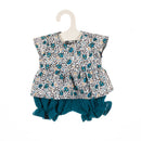 Puppenkleidungs-Set 38cm, Flower Turquoise