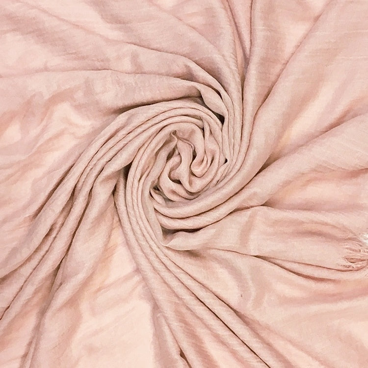 Schal Baumwolle/Wolle Powder Pink