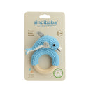 Rassel am Holzring: Delfin